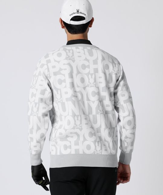 [GOLF]ウォッシャブル ロゴパターン ニット