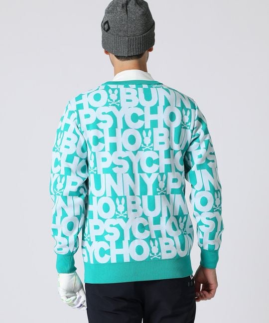 [GOLF]ウォッシャブル ロゴパターン ニット