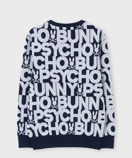 [GOLF]ウォッシャブル ロゴパターン ニット