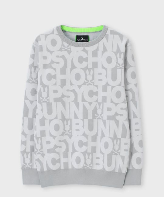 [GOLF]ウォッシャブル ロゴパターン ニット