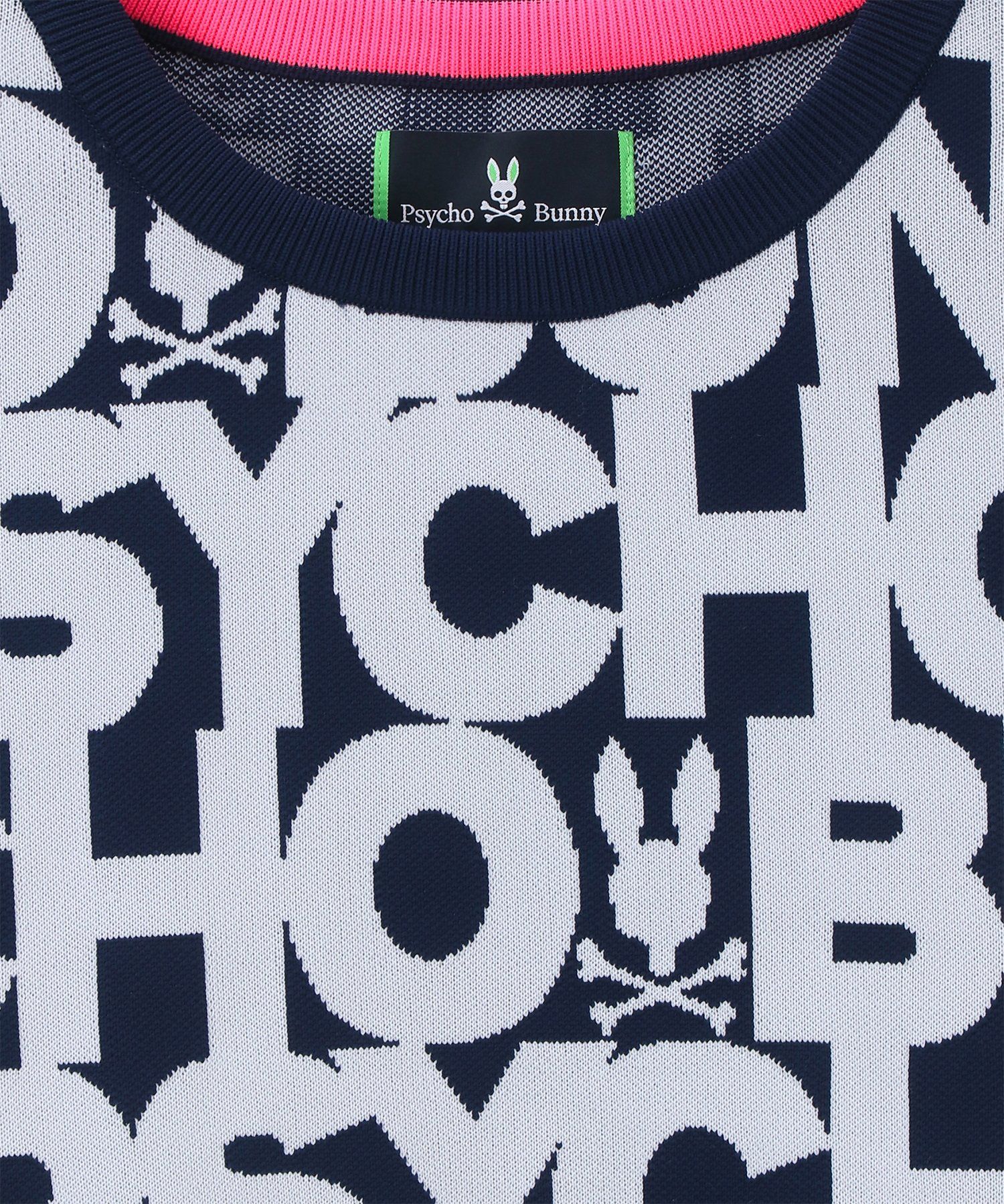 GOLF]ウォッシャブル ロゴパターン ニット｜Psycho Bunny｜サイコ