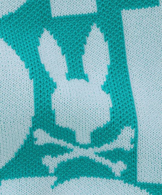 [GOLF][WOMEN]ウォッシャブル ロゴパターン ニット