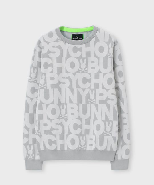 [GOLF][WOMEN]ウォッシャブル ロゴパターン ニット