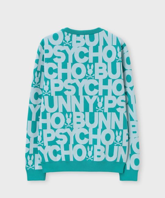 [GOLF][WOMEN]ウォッシャブル ロゴパターン ニット