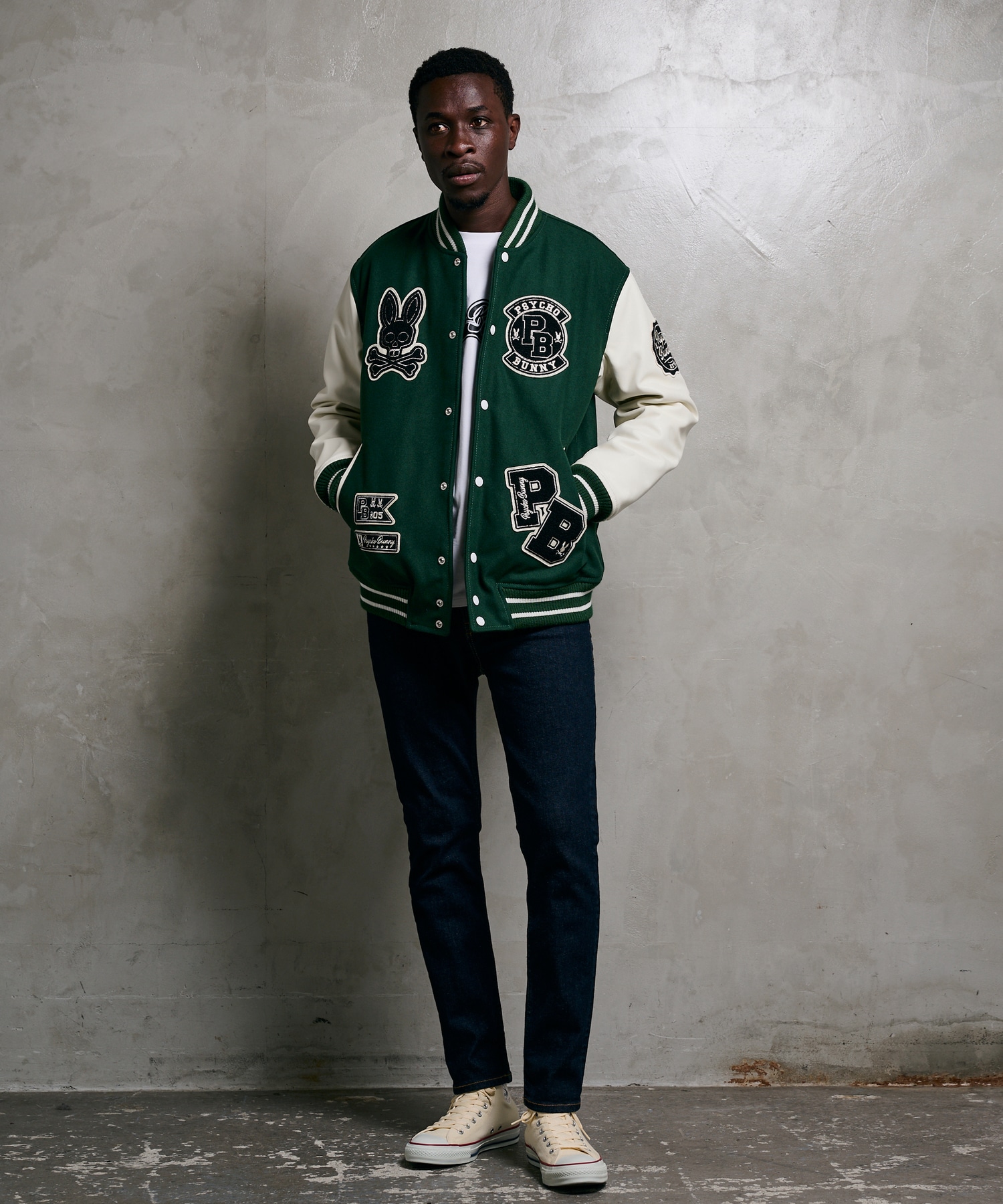 【専用】SKOOKUM × PsychoBunny コラボ アワードジャケット SKOOKUM × Psycho Bunny アワードジャケット｜Psycho Bunny｜サイコ