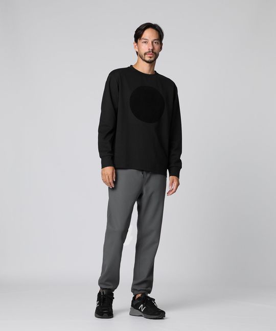 エアロゲル 裏起毛 ギャザー ジョガーパンツ