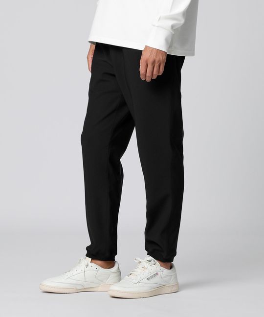 エアロゲル 裏起毛 ギャザー ジョガーパンツ