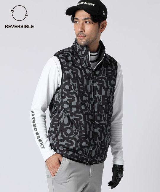 [GOLF]ストレッチタフタ リバーシブル ベスト