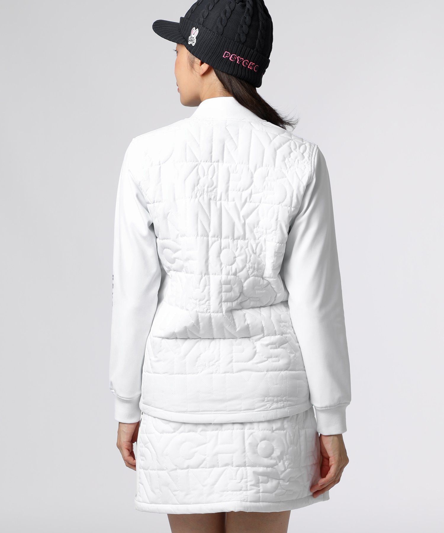 GOLF][WOMEN]ストレッチタフタ リバーシブル ブルゾン｜Psycho Bunny