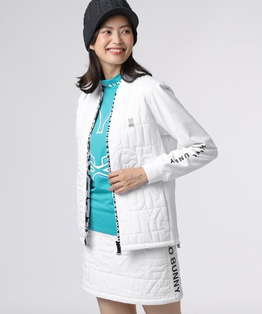 [GOLF][WOMEN]ストレッチタフタ リバーシブル ブルゾン