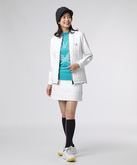 [GOLF][WOMEN]ストレッチタフタ リバーシブル ブルゾン