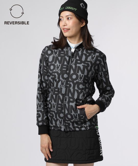 [GOLF][WOMEN]ストレッチタフタ リバーシブル ブルゾン