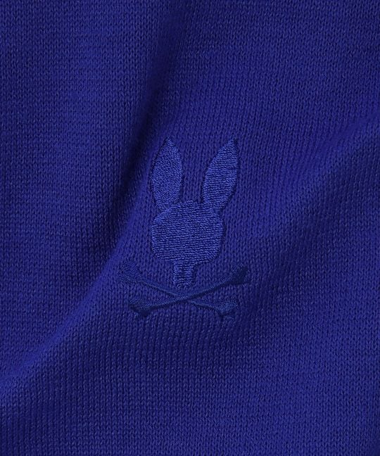 [手洗いOK]ワンポイントロゴ ウォッシャブルニット