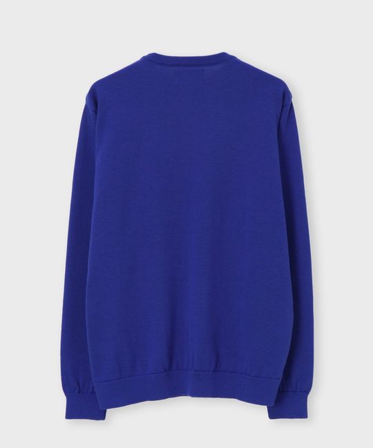 [手洗いOK]ワンポイントロゴ ウォッシャブルニット