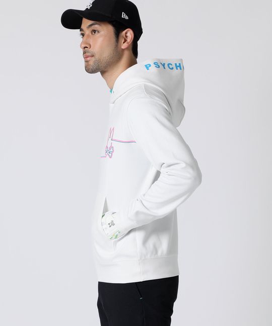 [GOLF]ラインモチーフ 裏起毛 パーカ