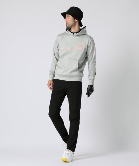 [GOLF]ラインモチーフ 裏起毛 パーカ