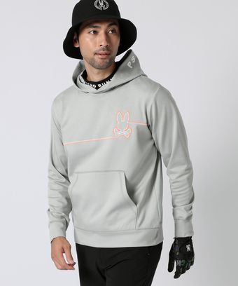 [GOLF]ラインモチーフ 裏起毛 　パーカ