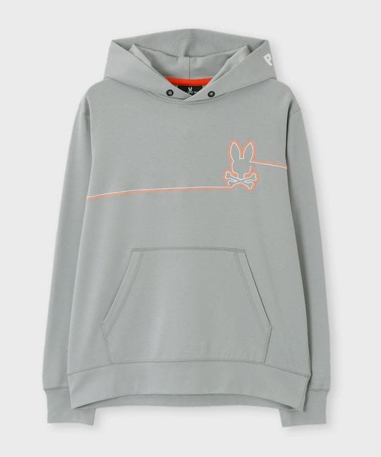 [GOLF]ラインモチーフ 裏起毛 パーカ