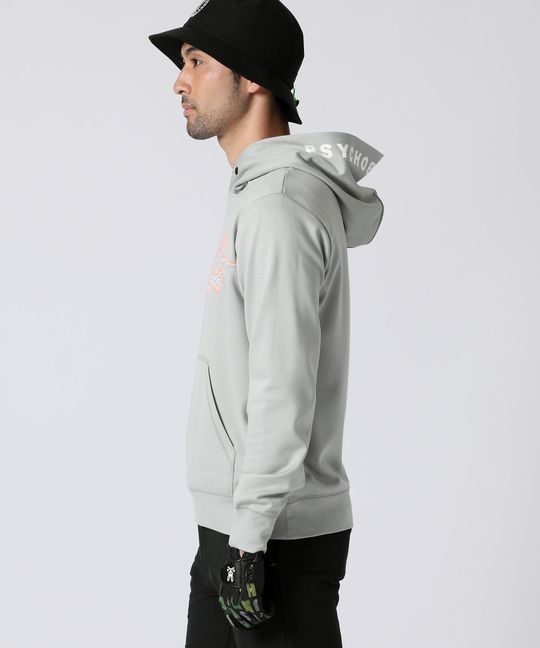 [GOLF]ラインモチーフ 裏起毛 パーカ