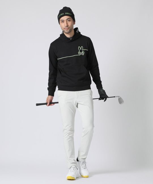 [GOLF]ラインモチーフ 裏起毛 パーカ