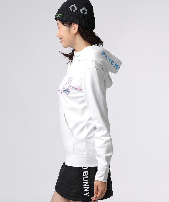 [GOLF][WOMEN]ラインモチーフ 裏起毛 パーカ