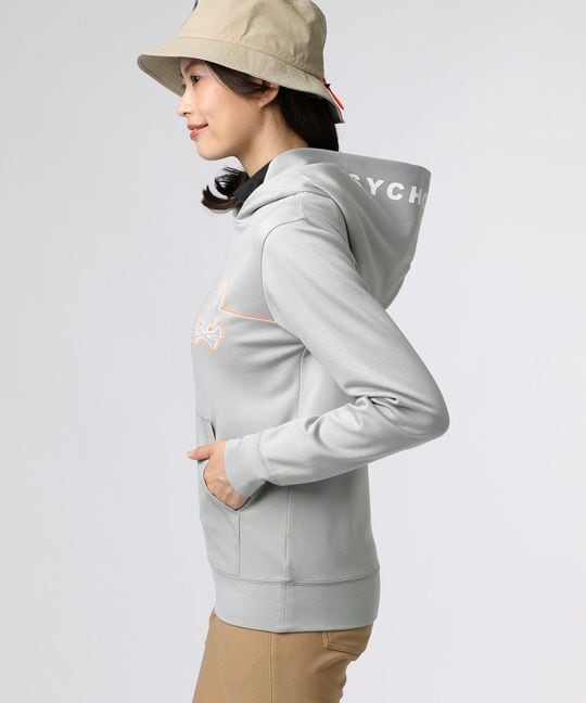 [GOLF][WOMEN]ラインモチーフ 裏起毛 パーカ