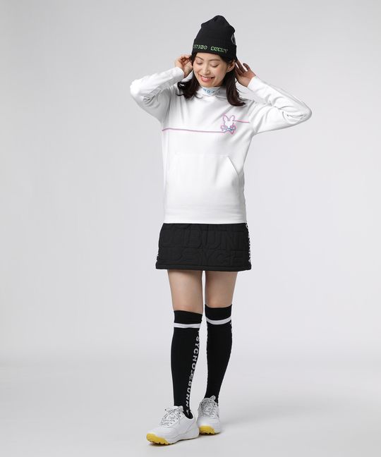 [GOLF][WOMEN]ラインモチーフ 裏起毛 パーカ