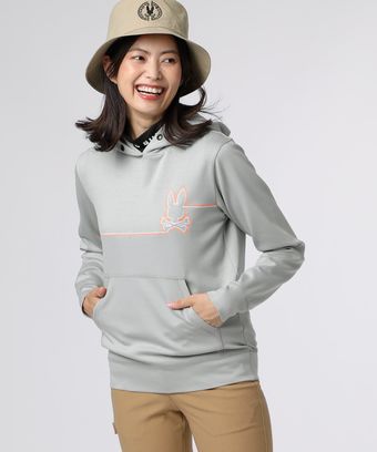 [GOLF][WOMEN]ラインモチーフ 裏起毛 　パーカ