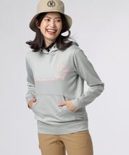 [GOLF][WOMEN]ラインモチーフ 裏起毛 パーカ