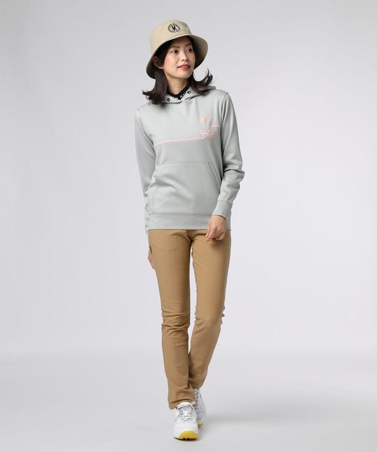 [GOLF][WOMEN]ラインモチーフ 裏起毛 パーカ