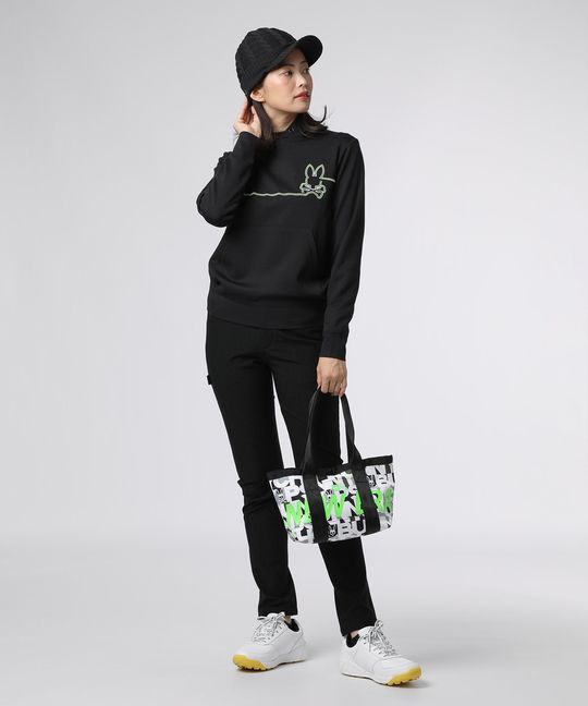 [GOLF][WOMEN]ラインモチーフ 裏起毛 パーカ