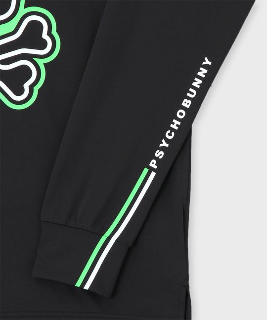 [GOLF][WOMEN]ラインモチーフ 裏起毛モックネック ロングスリーブTシャツ