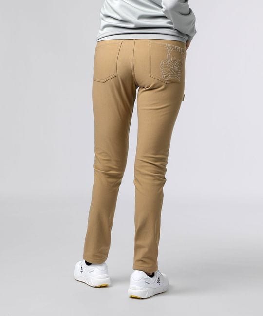 [GOLF][WOMEN]裏起毛ツイル 5ポケット パンツ