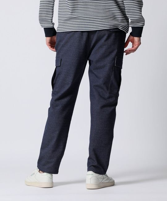 デニムジャージ カーゴパンツ