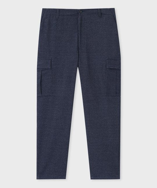 デニムジャージ カーゴパンツ