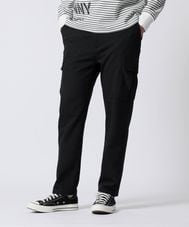 デニムジャージ カーゴパンツ