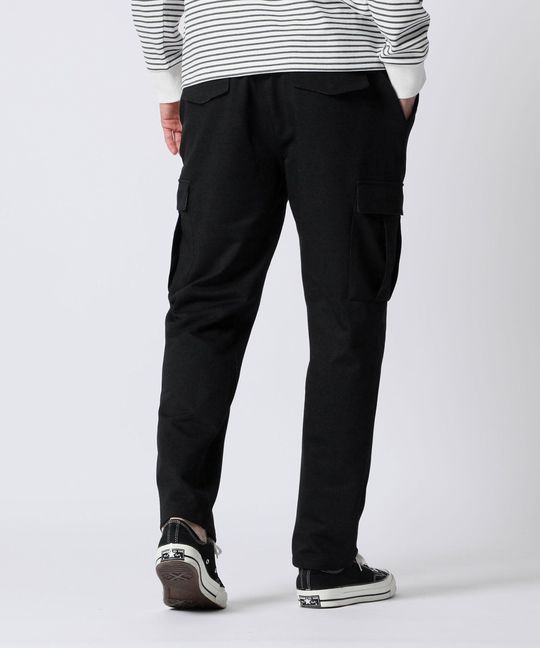 デニムジャージ カーゴパンツ