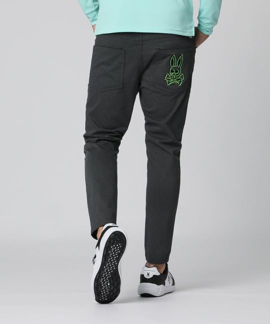 WONDER SHAPE : 360°全方向高伸縮 エンブロイダリーロゴ パンツ