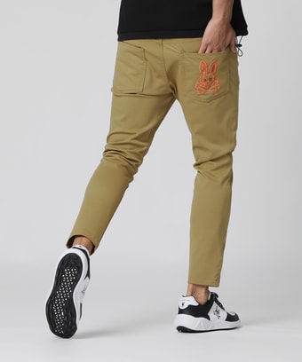 WONDER SHAPE : 360&deg;全方向高伸縮 　エンブロイダリーロゴ パンツ