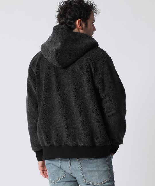 ボアフリース ジップパーカ