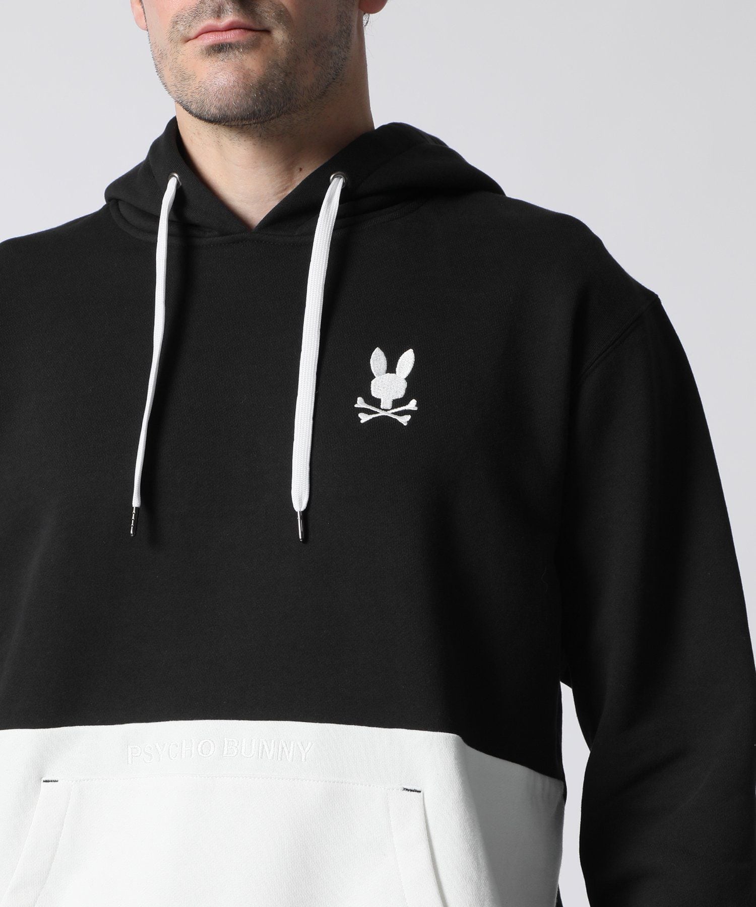 メンズウェア psycho Bunny ピマ裏毛 2TONEポケット パーカ｜Psycho Bunny｜サイコバニー 公式