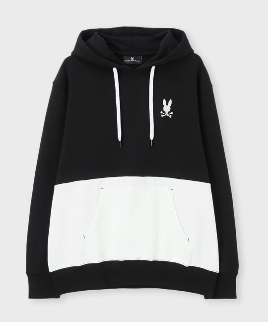 ピマ裏毛 2TONEポケット パーカ