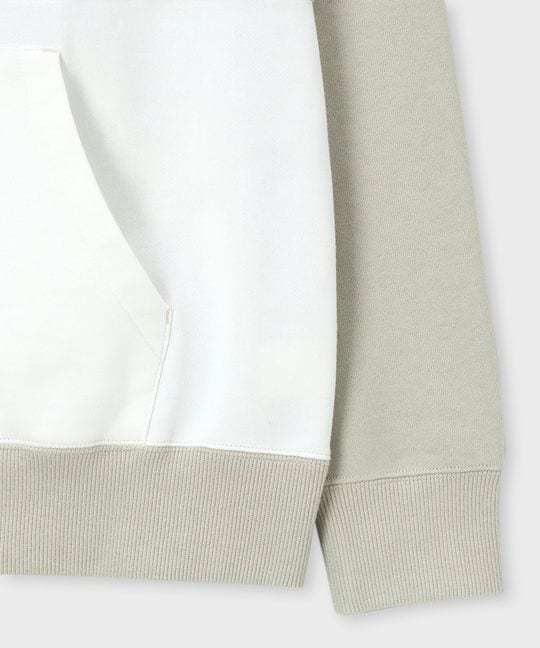 [WEB限定]ピマ裏毛 2TONEポケット パーカ