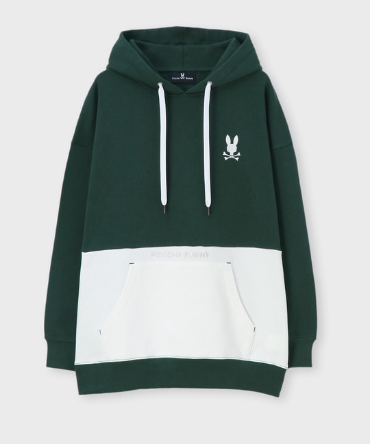 [WOMEN]ピマ裏毛 2TONEポケット パーカ