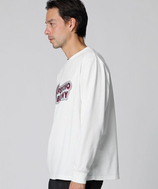 ラバープリント ロングスリーブTシャツ