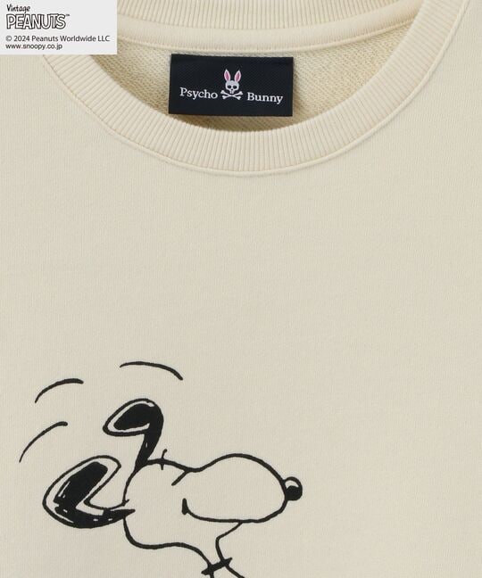 PEANUTS×Psycho Bunny オーバーサイズ スウェット