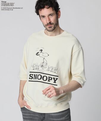 PEANUTS&times;Psycho Bunny 　オーバーサイズ スウェット