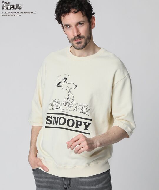 PEANUTS×Psycho Bunny オーバーサイズ スウェット