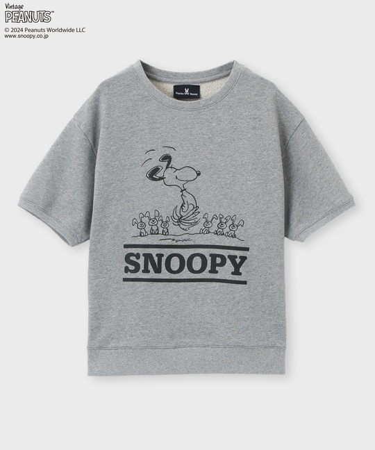 [WOMEN]PEANUTS×Psycho Bunny オーバーサイズ スウェット