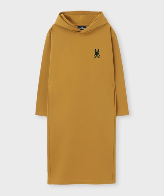 [WOMEN]ダンボール フーデッド ワンピース